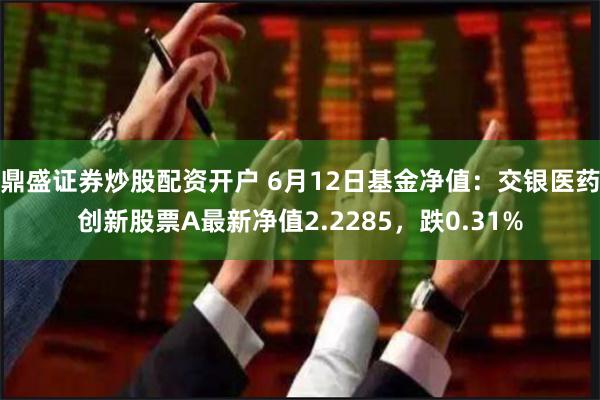 鼎盛证券炒股配资开户 6月12日基金净值：交银医药创新股票A最新净值2.2285，跌0.31%